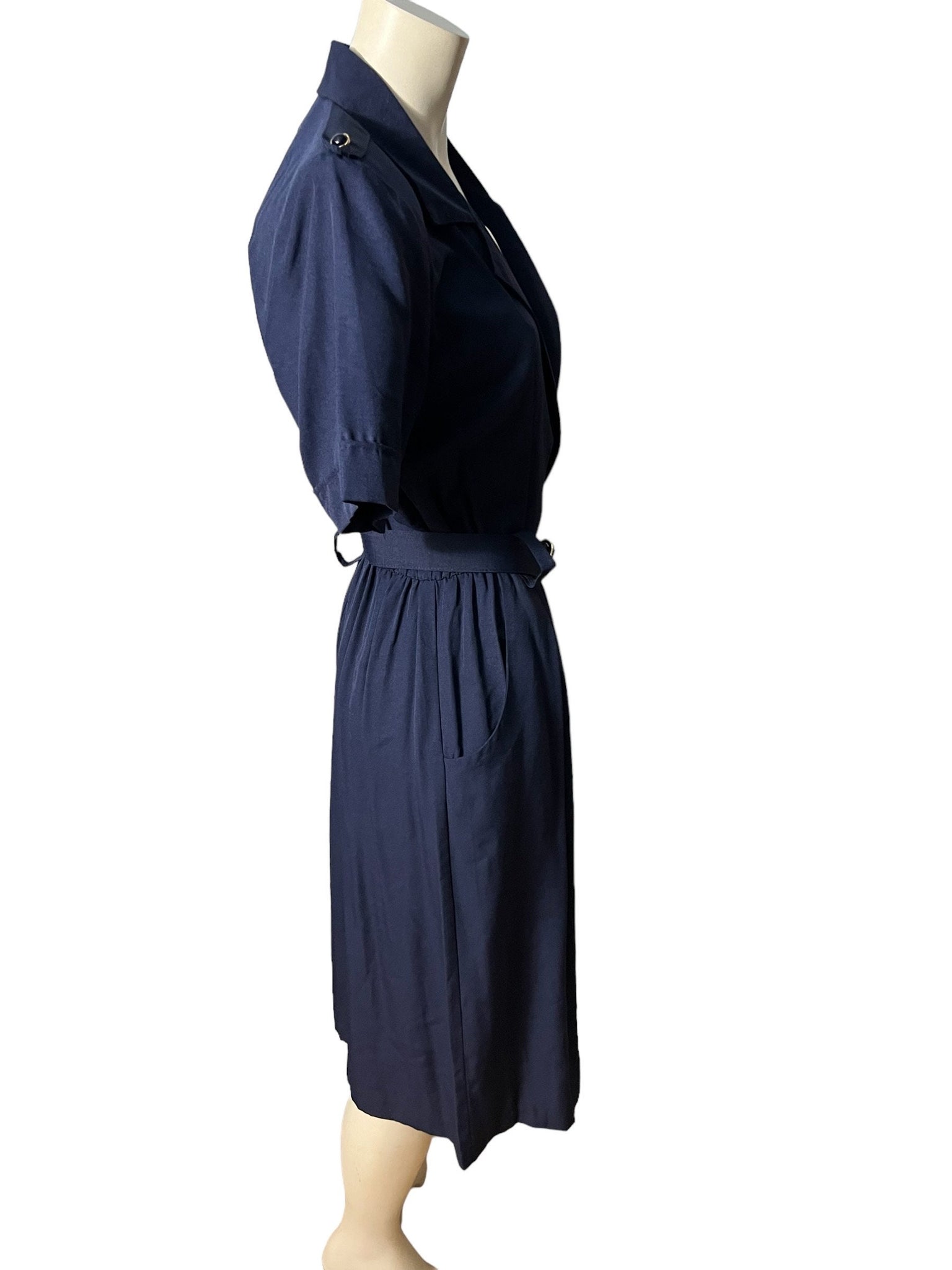 Vintage 80’s blue dress 10 M Breli Original