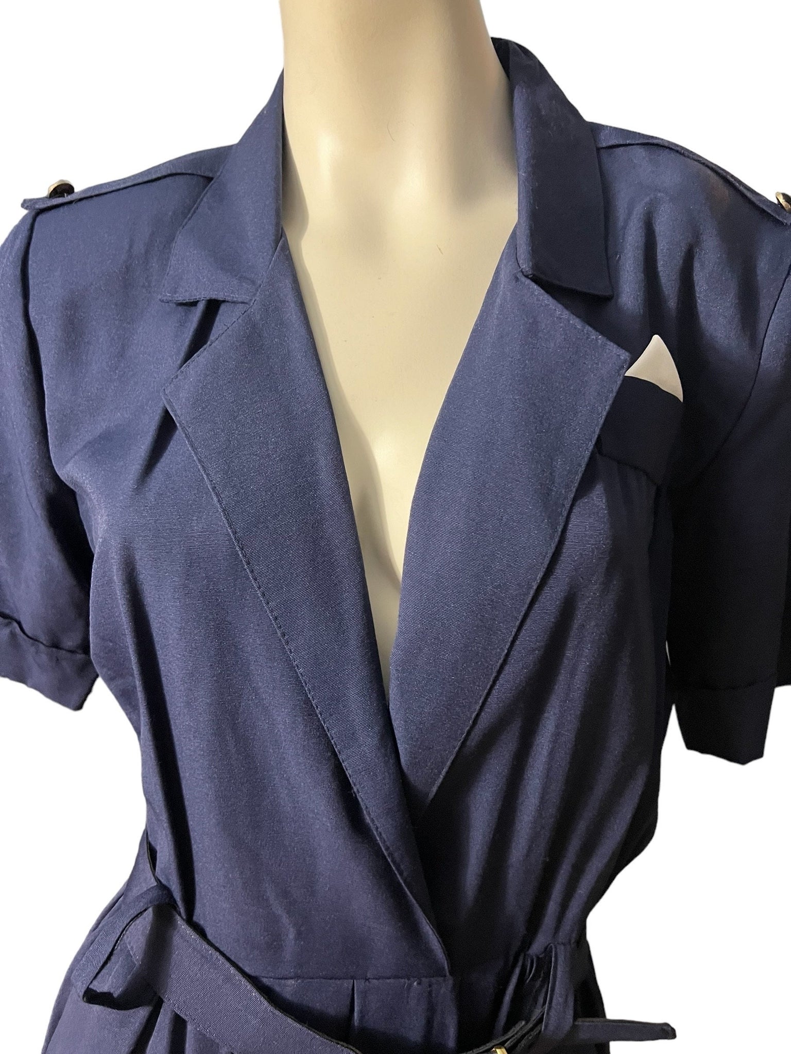 Vintage 80’s blue dress 10 M Breli Original