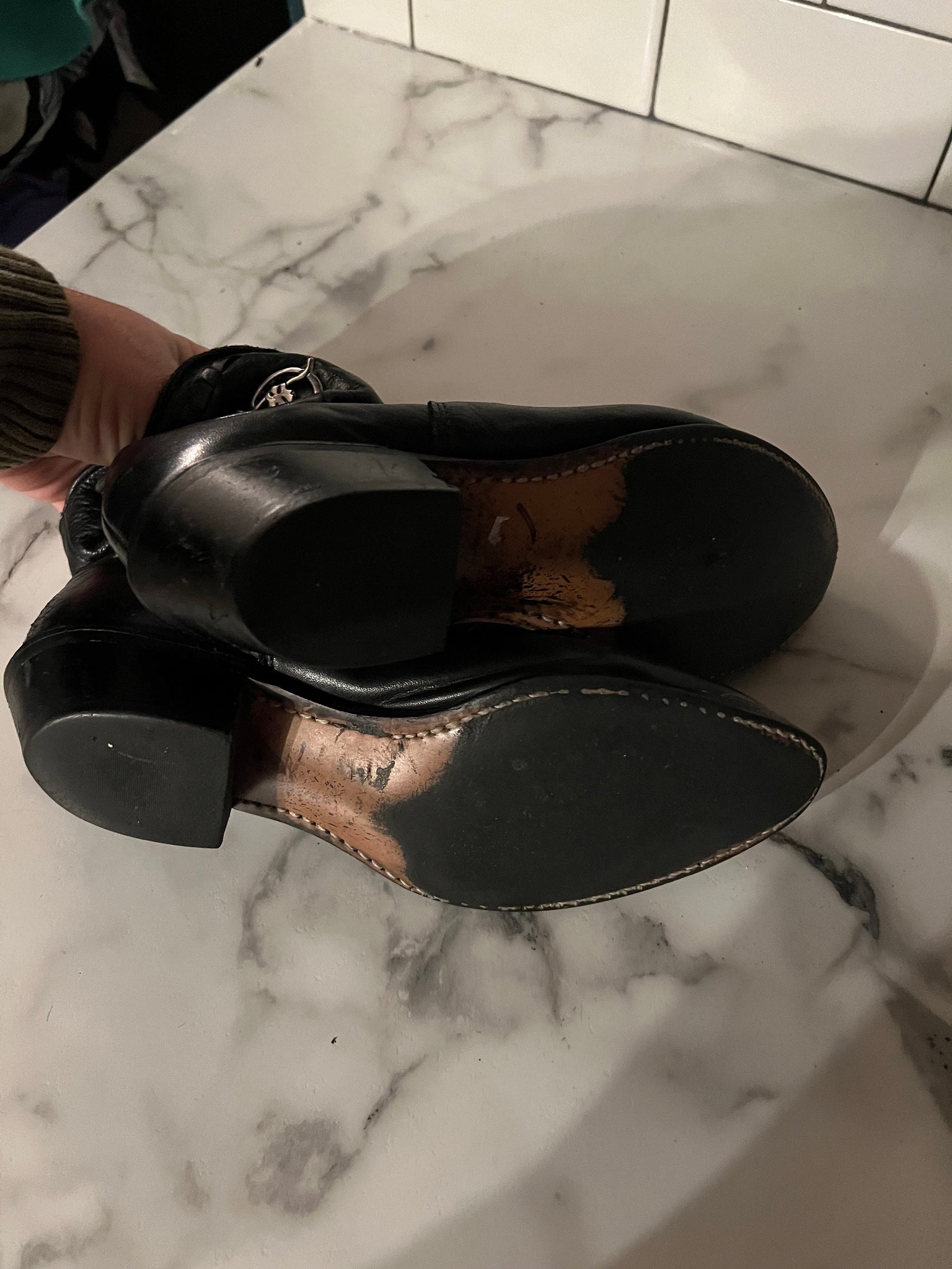 Vintage black Capezio short boots 6.5M