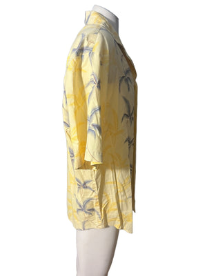 Vintage yellow Hawaiian shirt XL