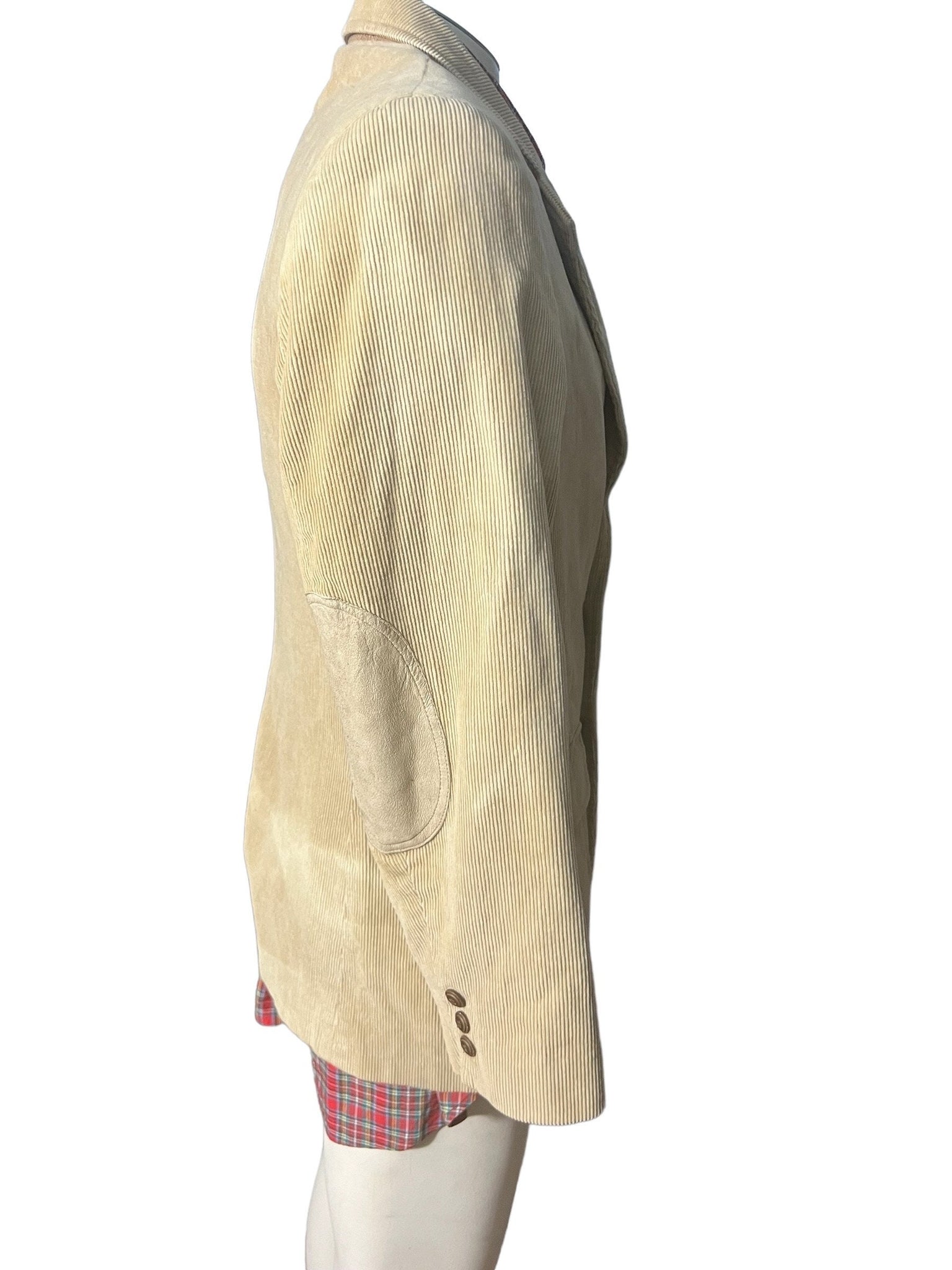 Vintage tan corduroy suit jacket 40 R