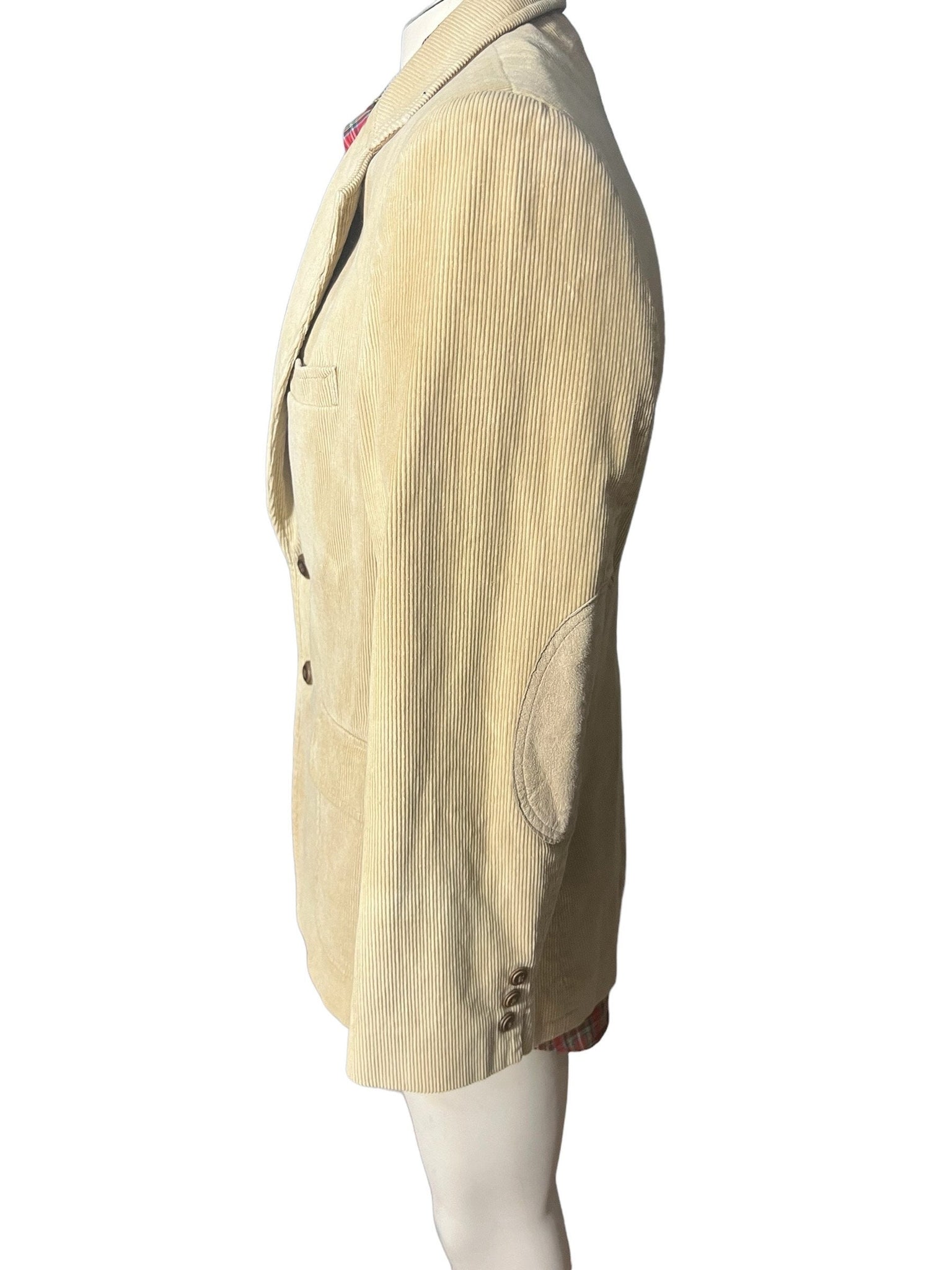 Vintage tan corduroy suit jacket 40 R