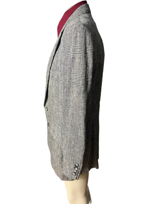 Vintage men's plaid suit jacket 44 Banker's Hall