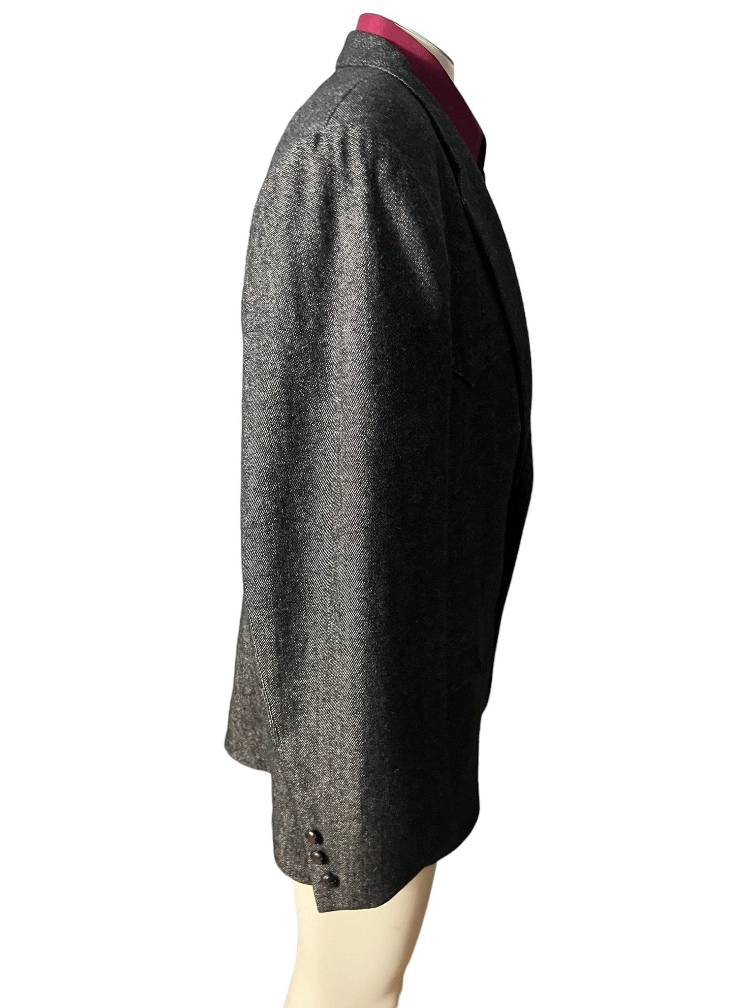 Vintage gray western suit jacket 48 R
