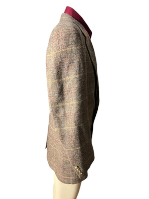 Vintage Neiman Marcus plaid suit jacket 44