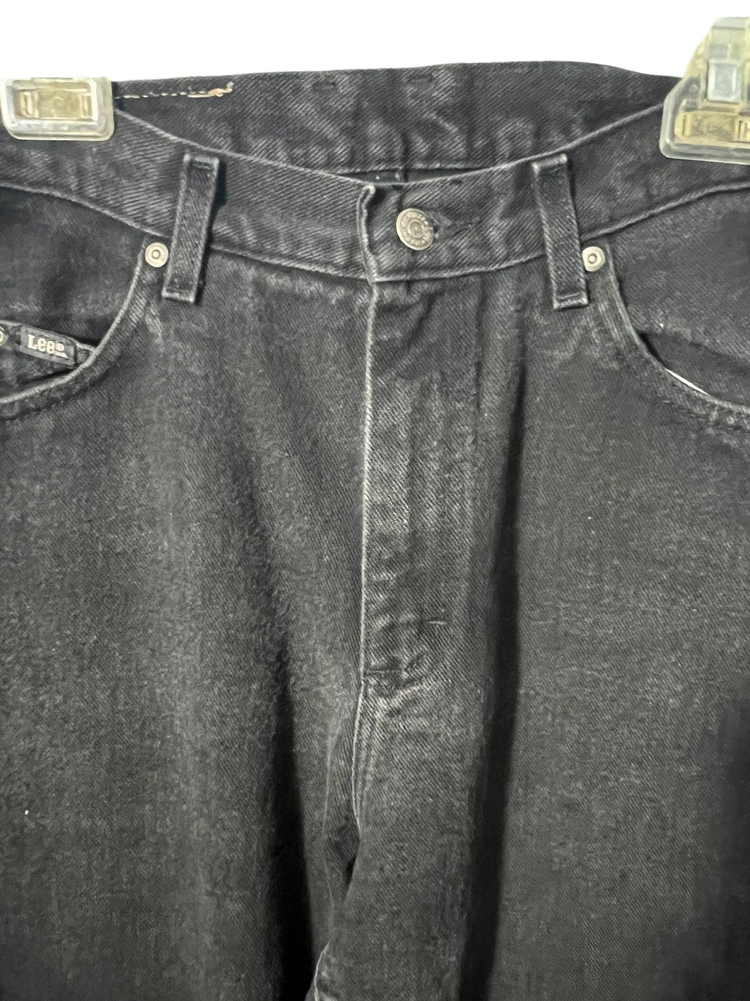 Vintage black high rise Lee jeans 10 med