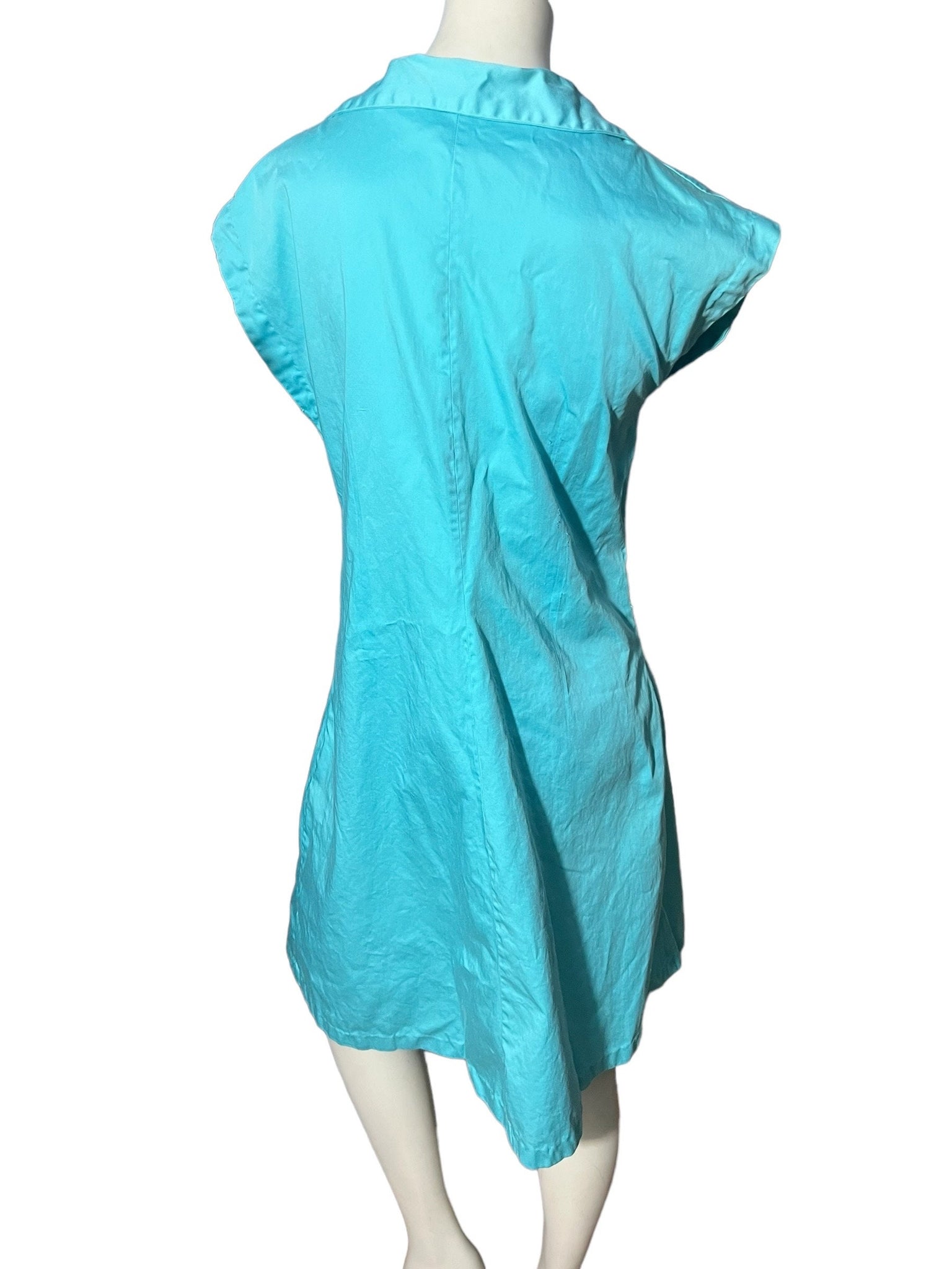 Vintage 50's style dress L turquoise