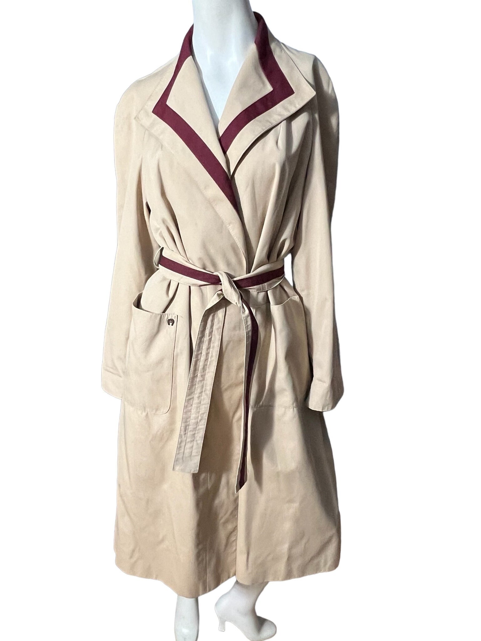 Vintage 70's Etienne Aigner trench coat 10