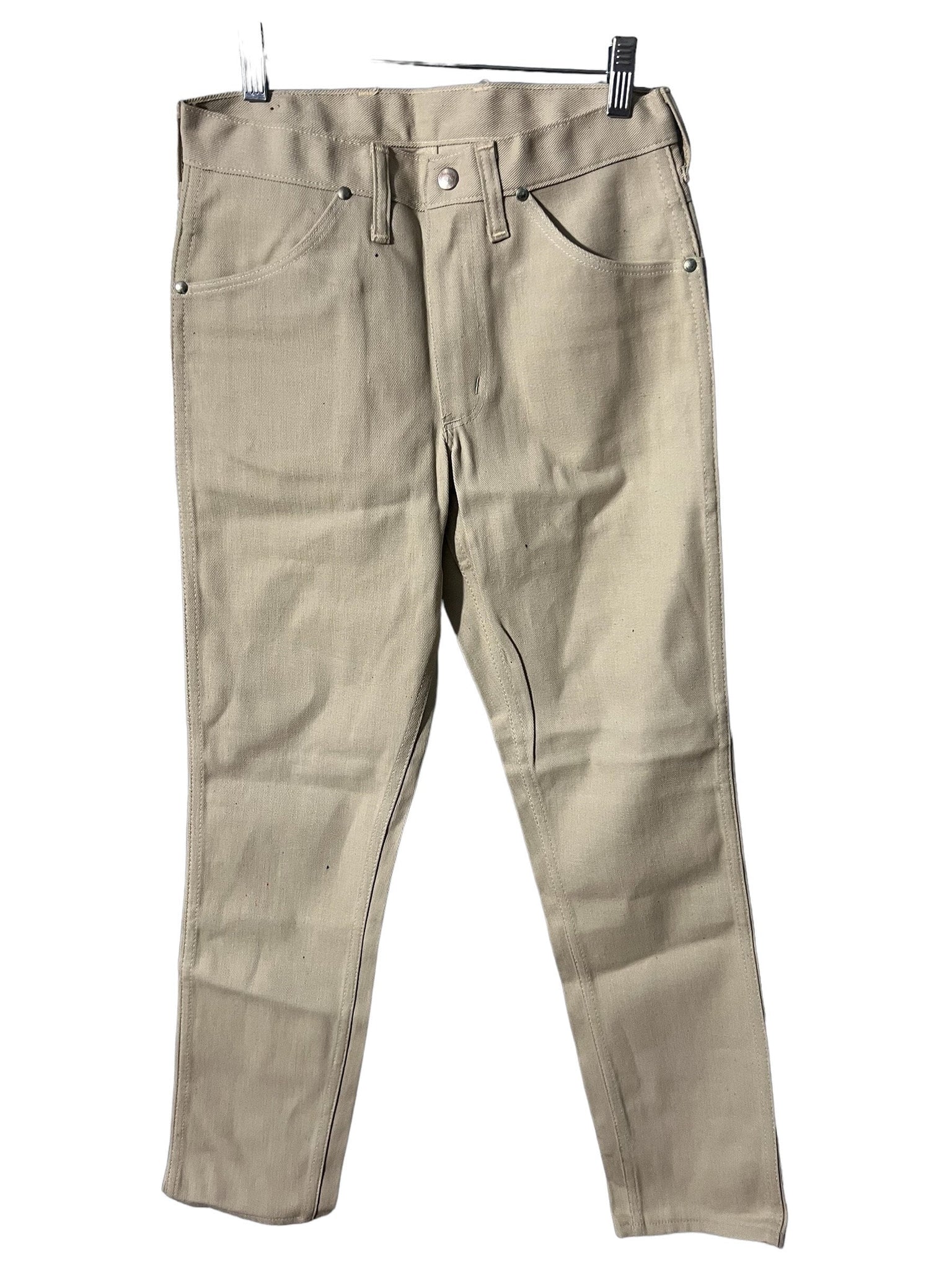Vintage DS 60's Wrangler tan jeans S Low Downs