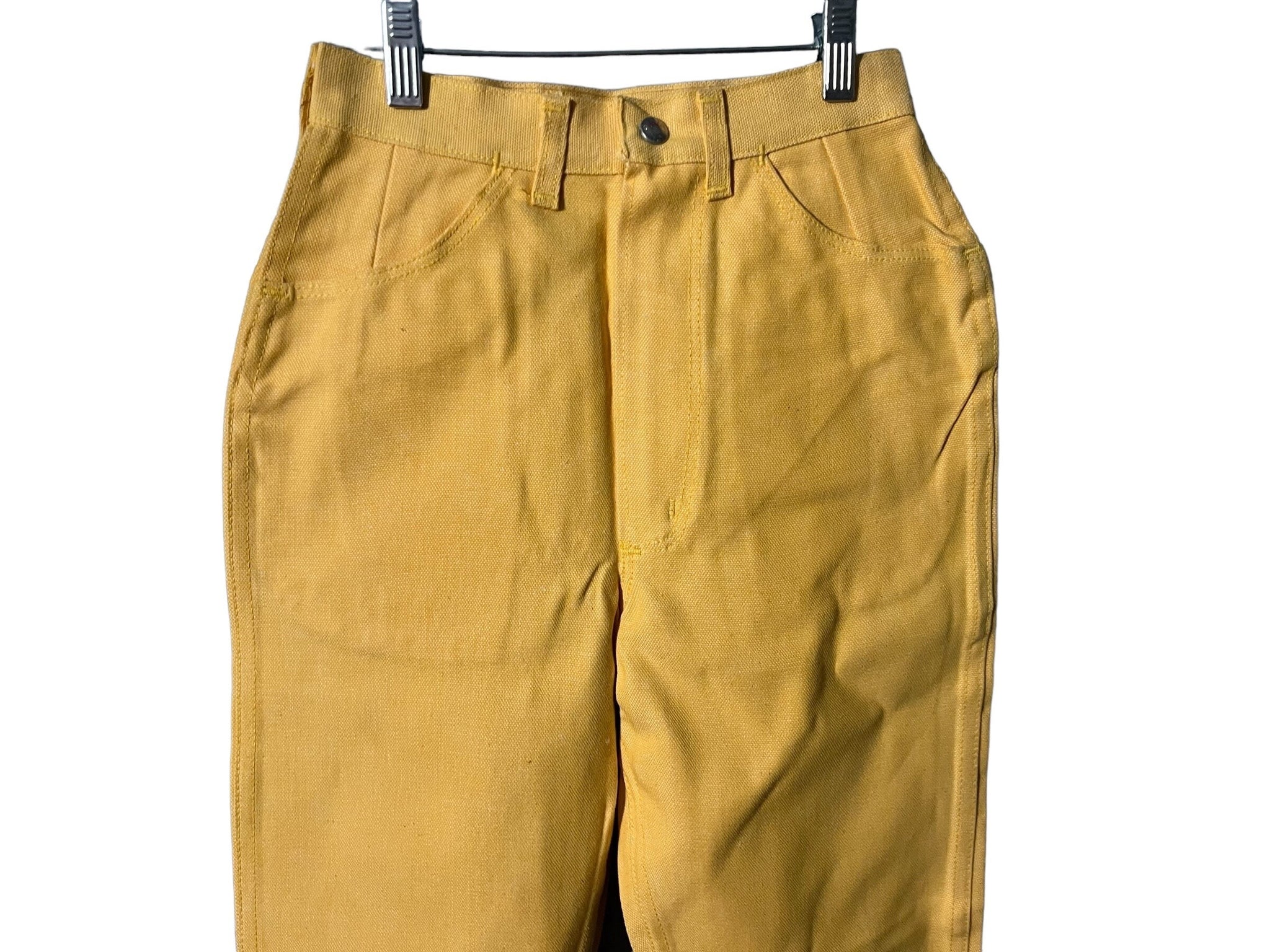 Vintage 60's yellow wrangler jeans 24 western fit