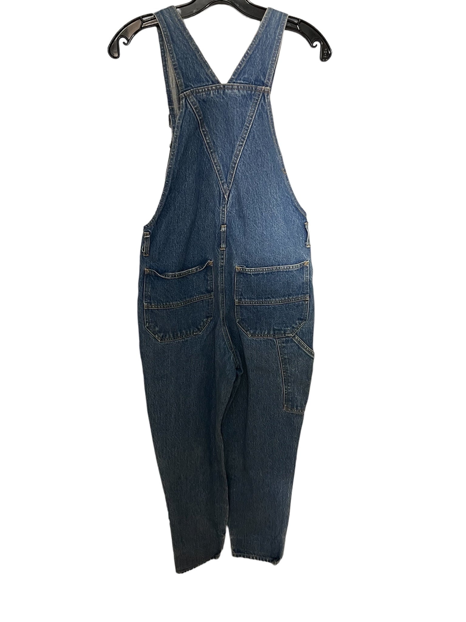 Vintage 80's striped overalls by Rio S