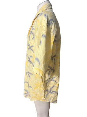 Vintage yellow Hawaiian shirt XL