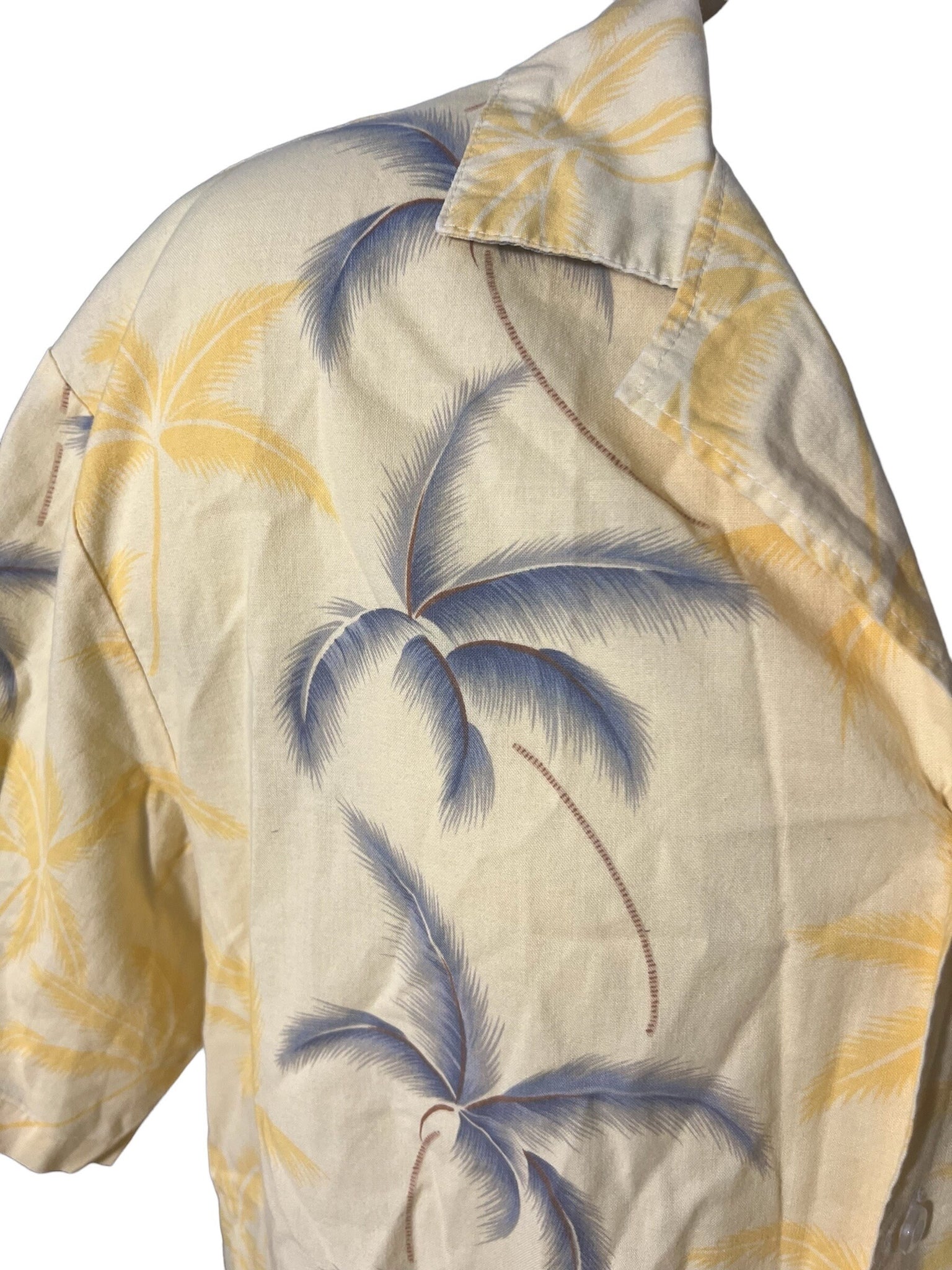 Vintage yellow Hawaiian shirt XL