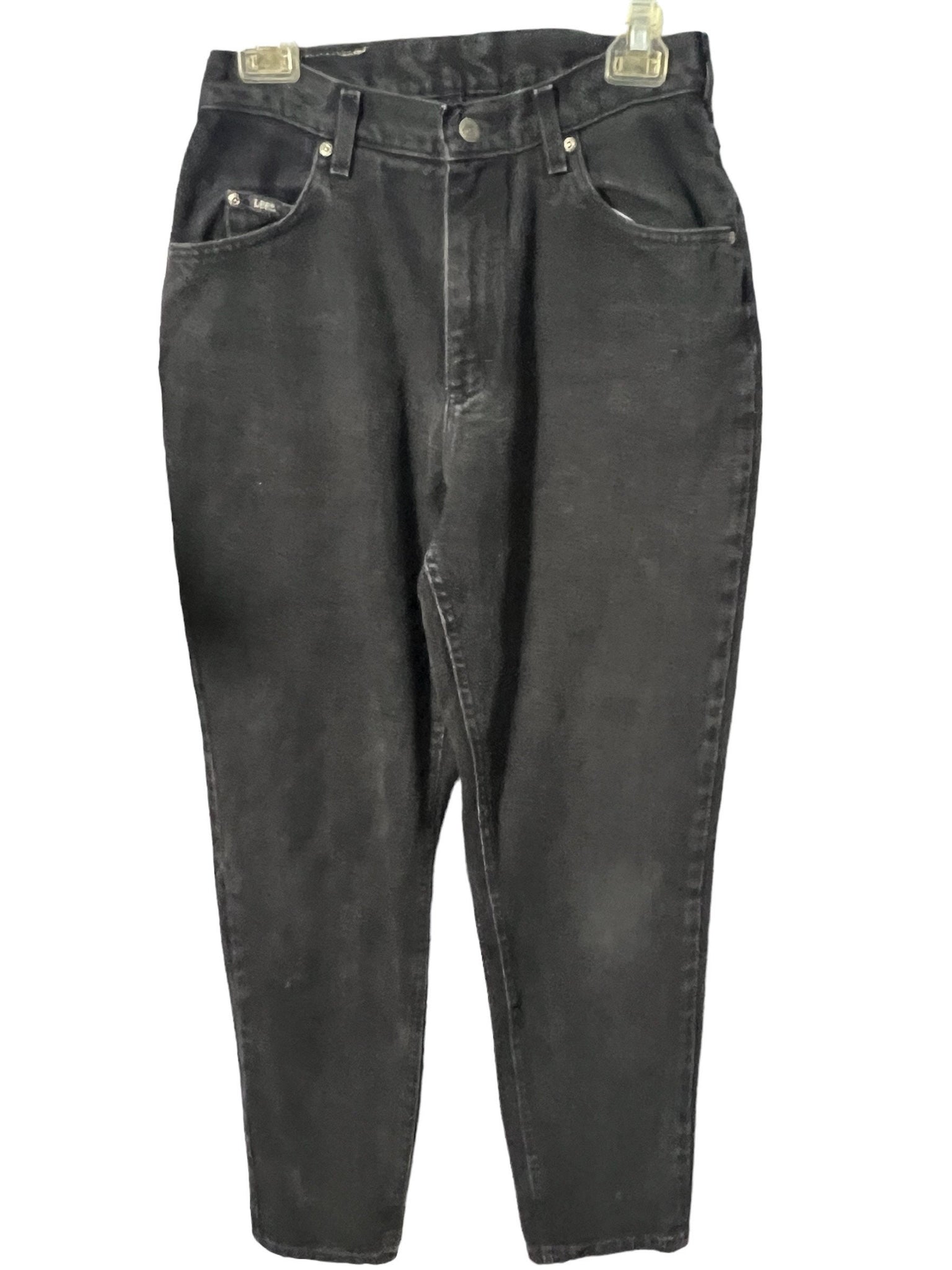 Vintage black high rise Lee jeans 10 med
