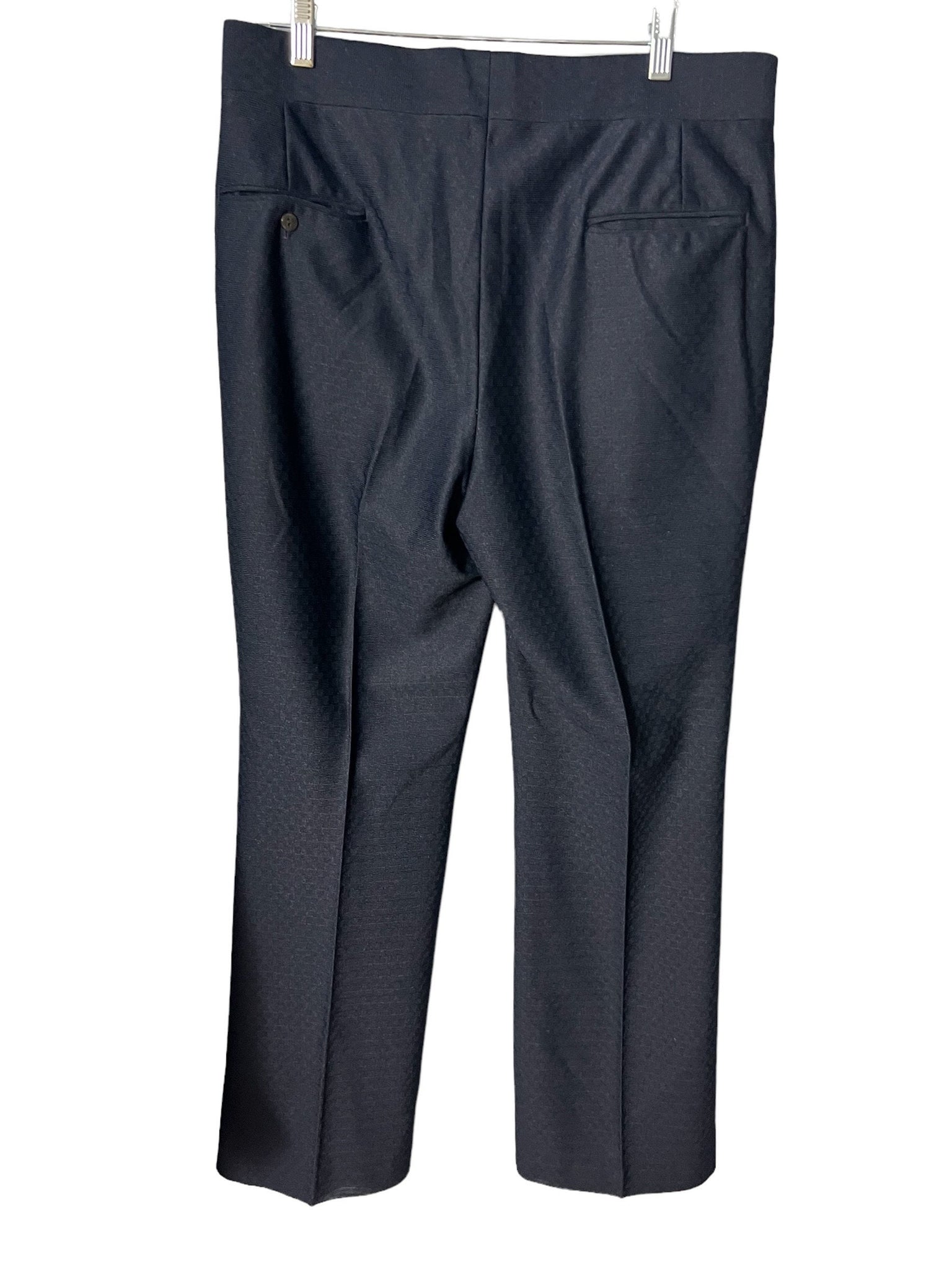 vintage 70's men's blue dress pants 35 x 32