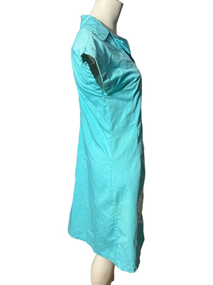 Vintage 50's style dress L turquoise