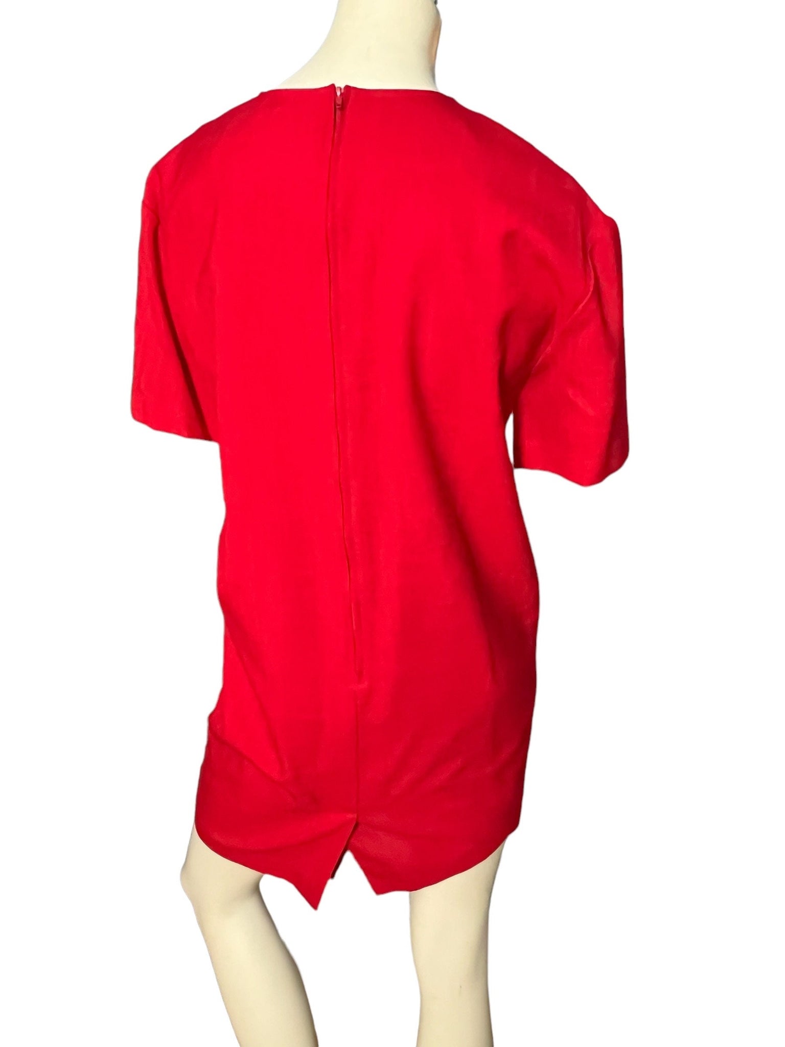 Vintage 80’s red mini dress 6 Jessica Howard