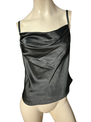 vintage black 80's tank top M First Glance