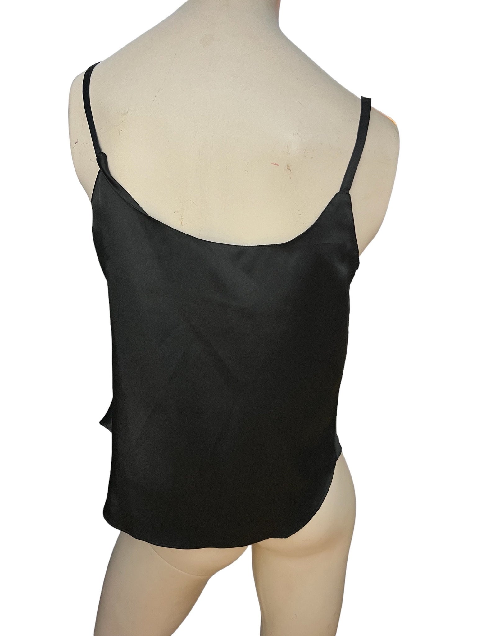 vintage black 80's tank top M First Glance