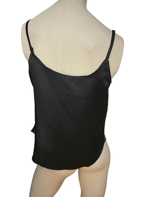 vintage black 80's tank top M First Glance