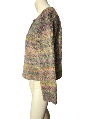 vintage 80's zig zag woven jacket M First Option