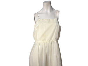 vintage 60's off white formal dress L JCPenney
