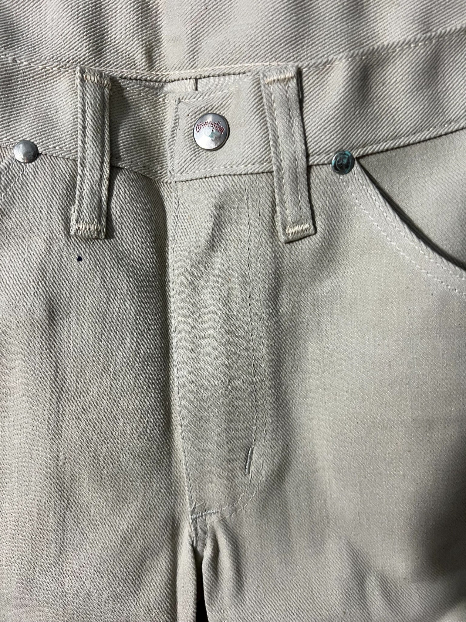 Vintage DS 60's Wrangler tan jeans S Low Downs