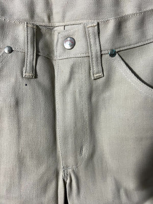 Vintage DS 60's Wrangler tan jeans S Low Downs