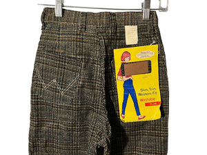 Vintage 60's DS Wrangler check corduroy S