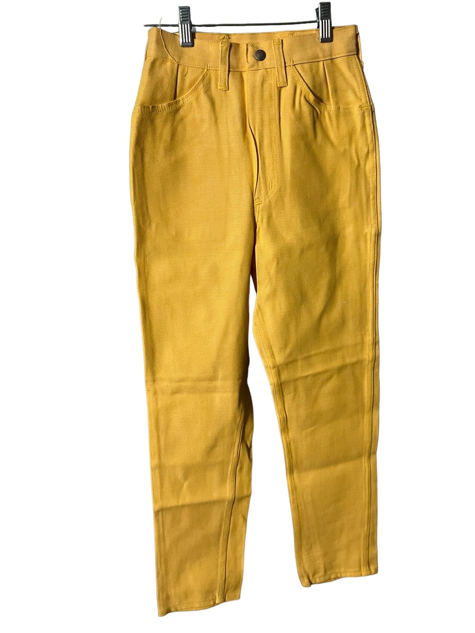 Vintage 60's yellow DS wrangler jeans XS western