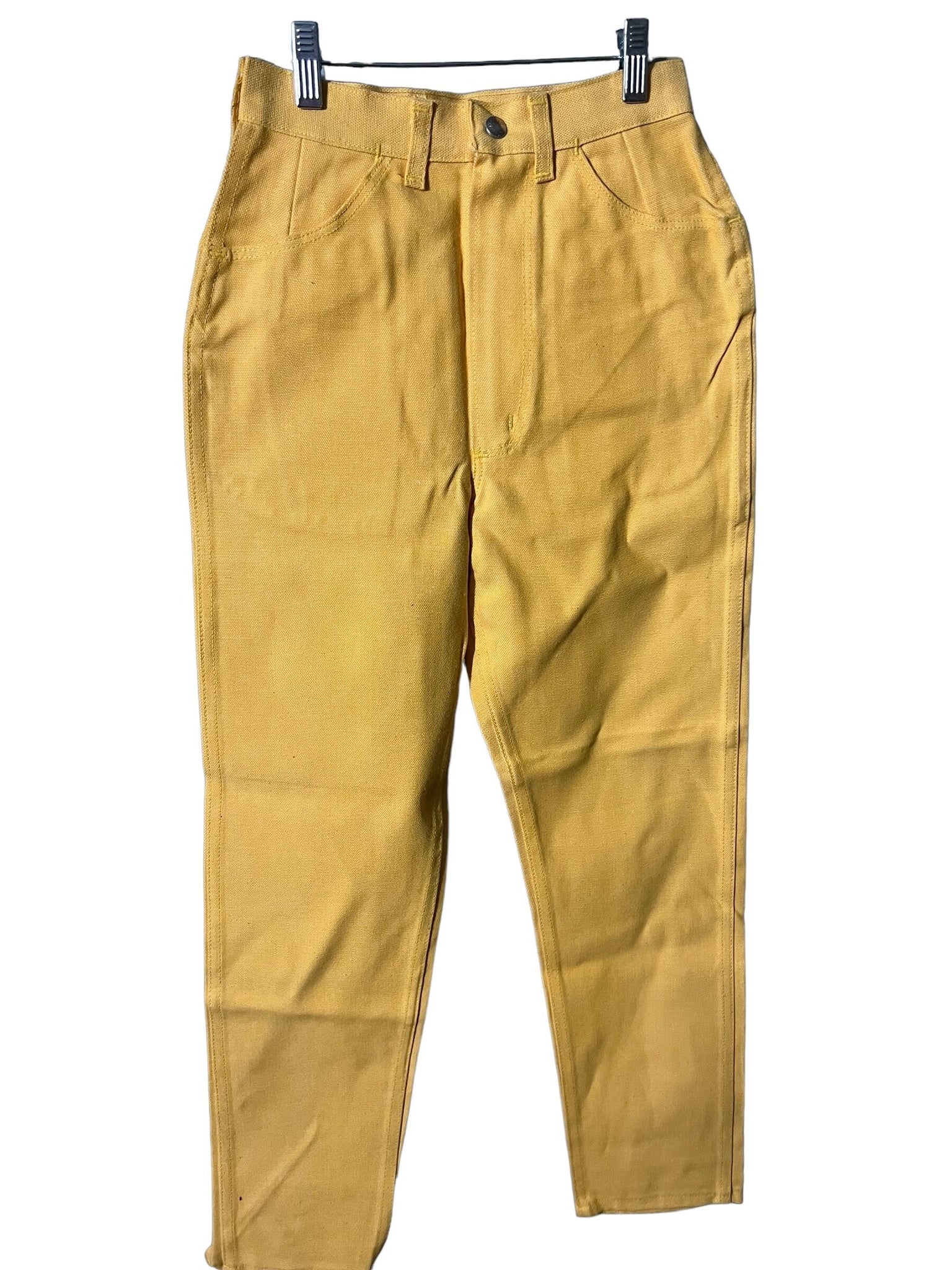 Vintage 60's yellow wrangler jeans 24 western fit