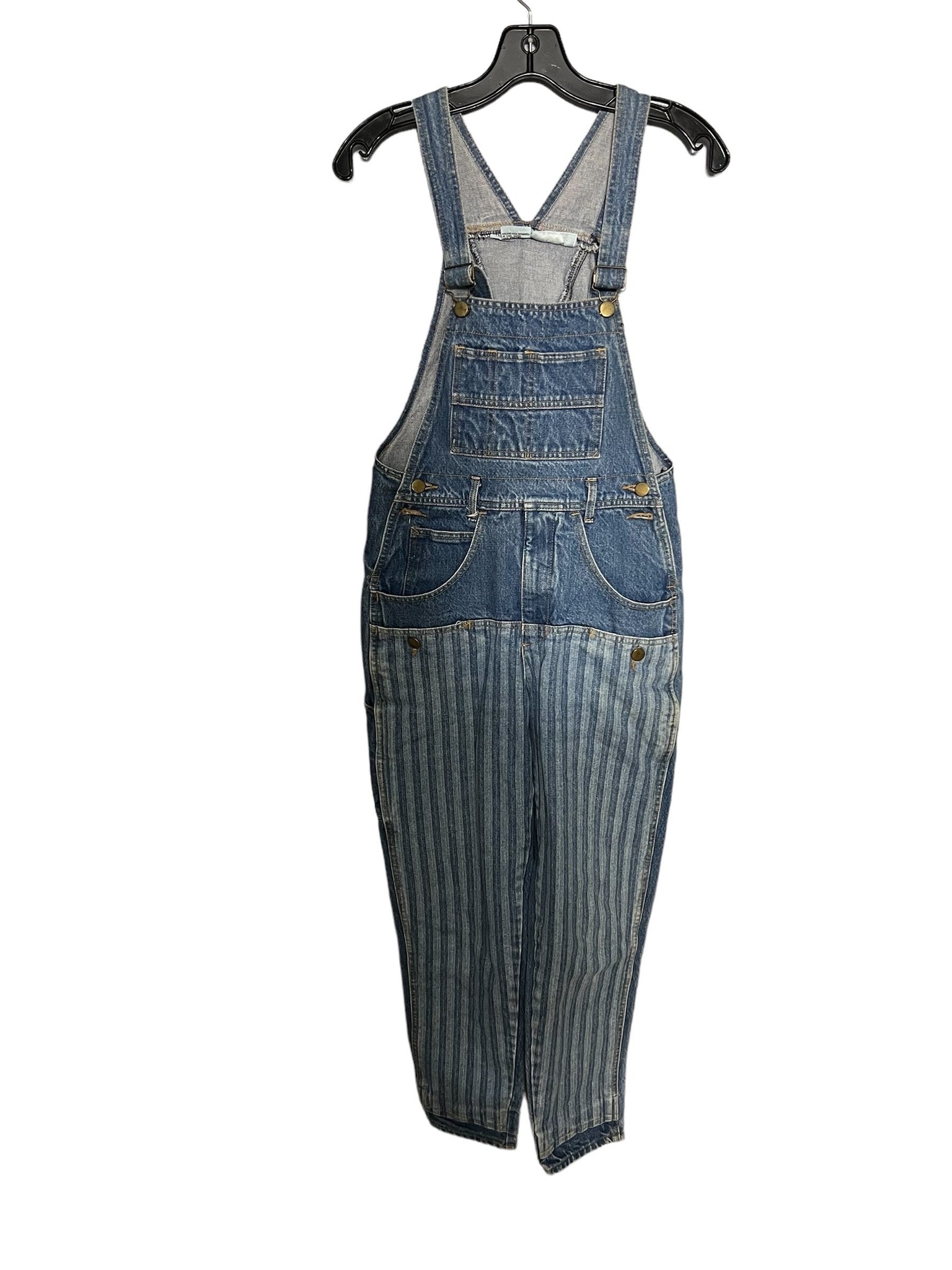 Vintage 80's striped overalls by Rio S