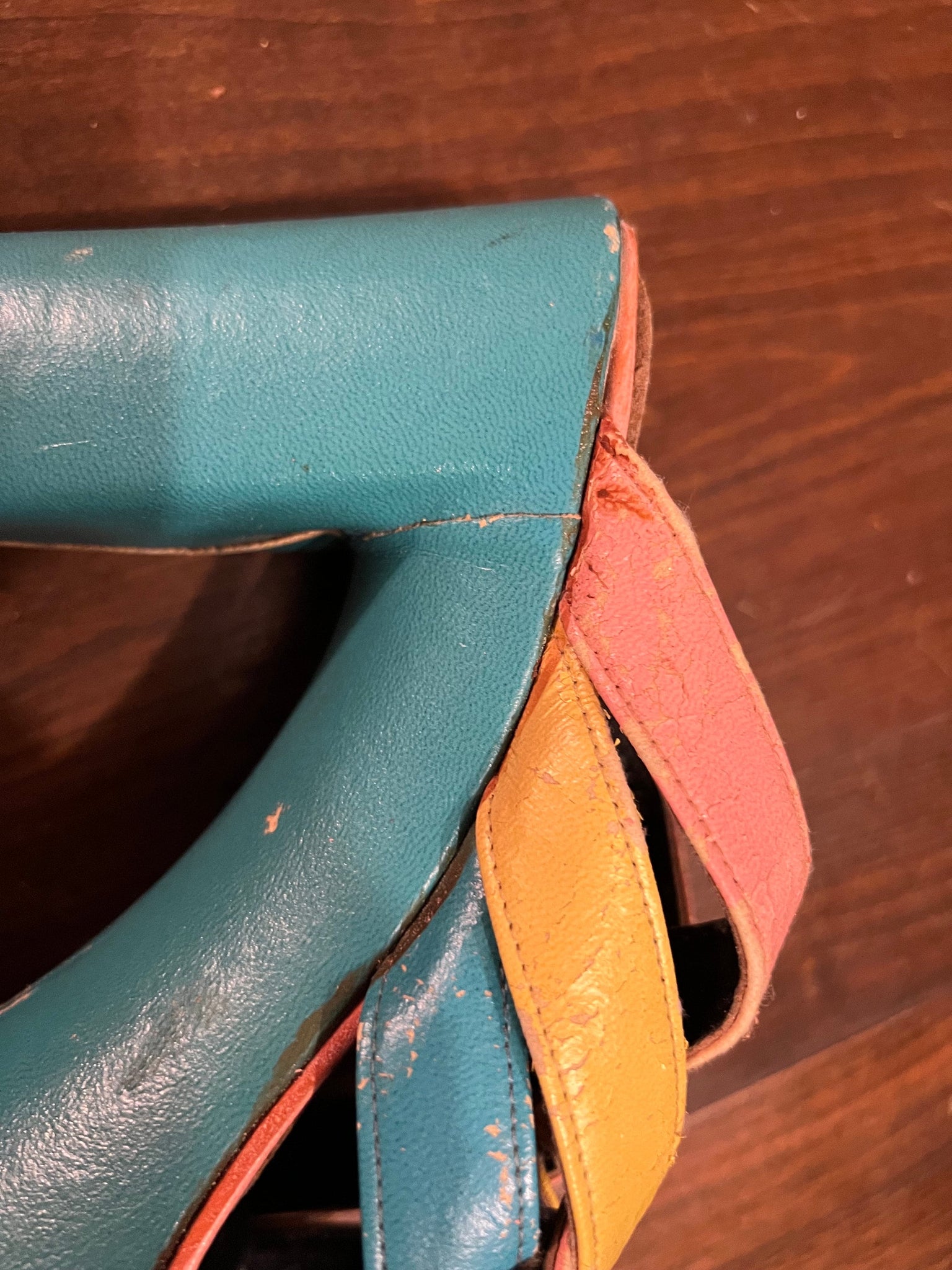 Vintage 70's platform shoes sz 7 NEED WORK