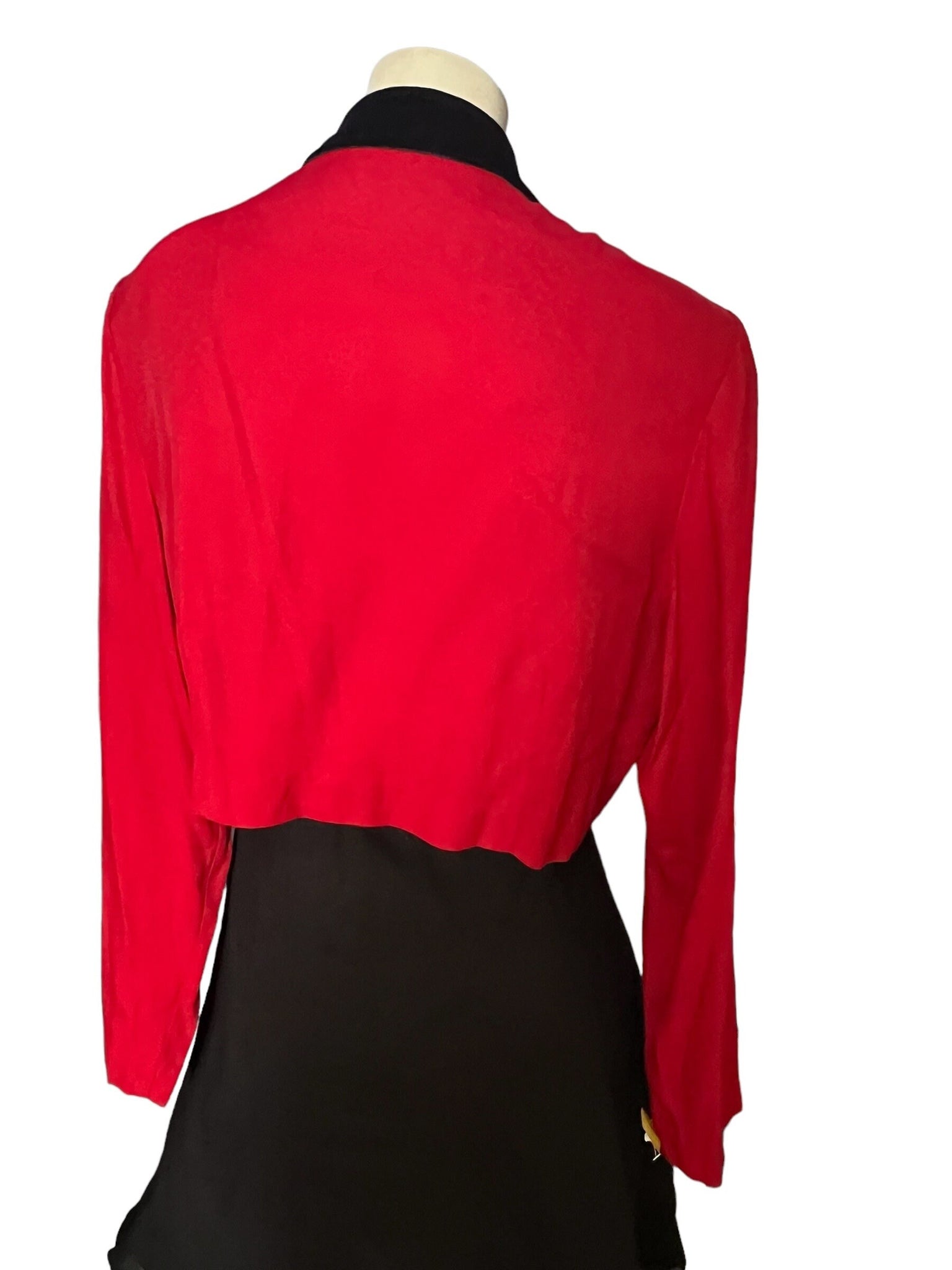 vintage 80’s red short jacket 16
