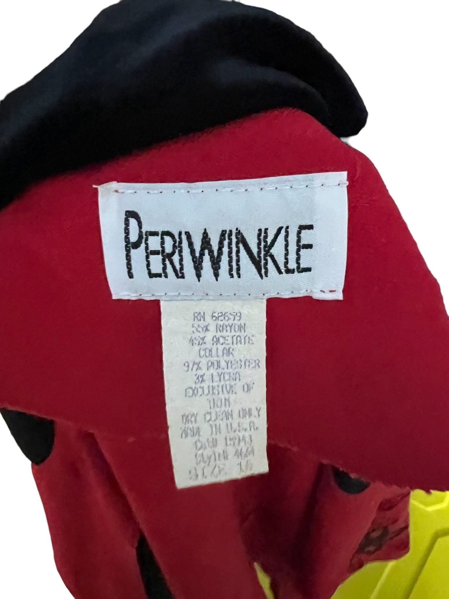 vintage 80’s red short jacket 16
