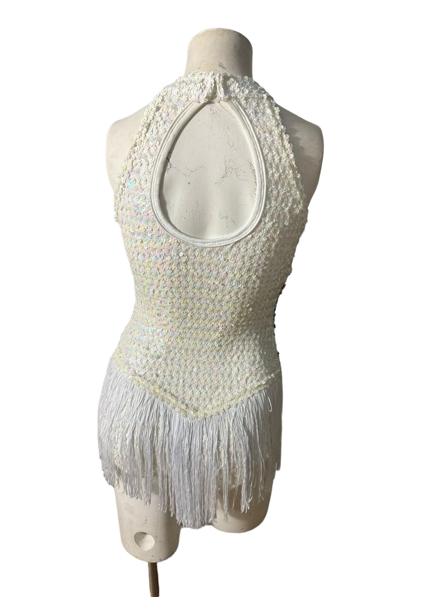 vintage Algy sequin fringe bodysuit 10