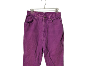 vintage 80's purple high waist jeans Gitano 29 x 28.5
