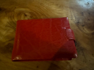 Vintage 70’s red dead stock wallet Princess Gardner