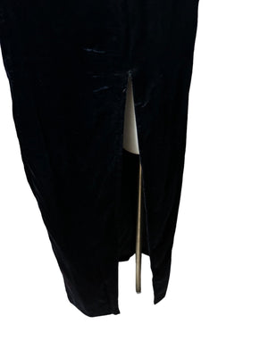 Vintage 80’s LA Glo velvet fitted dress S