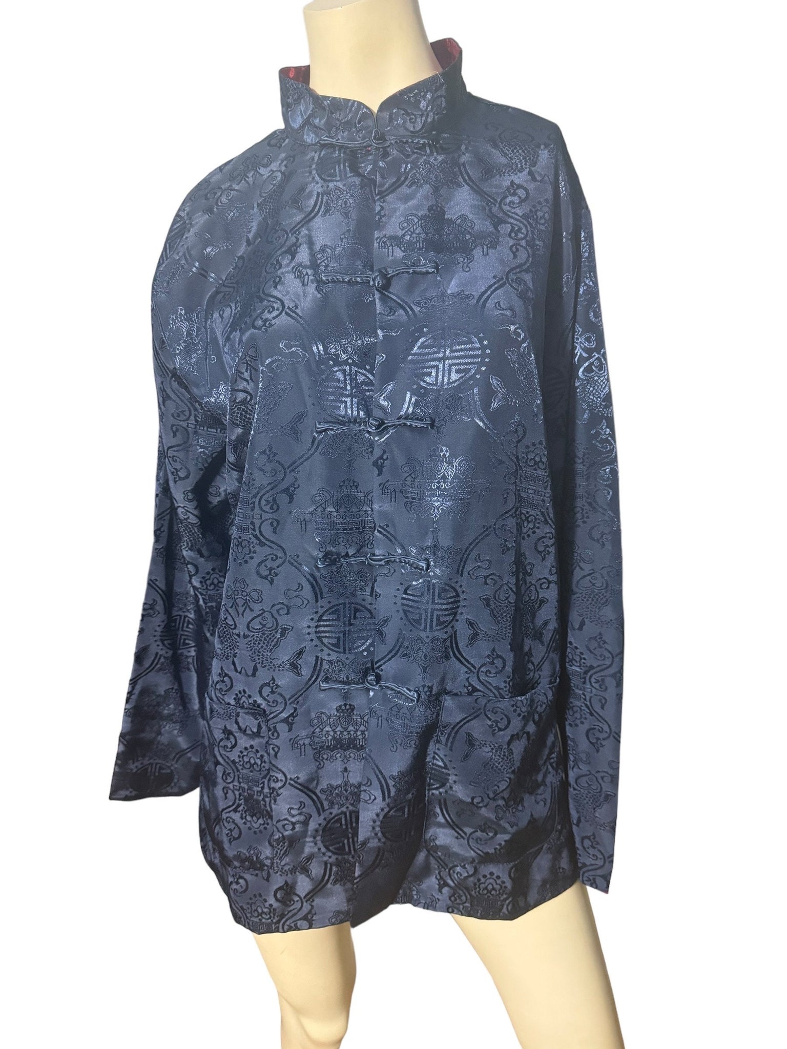 vintage Oriental jacket L reversible