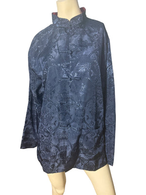 vintage Oriental jacket L reversible