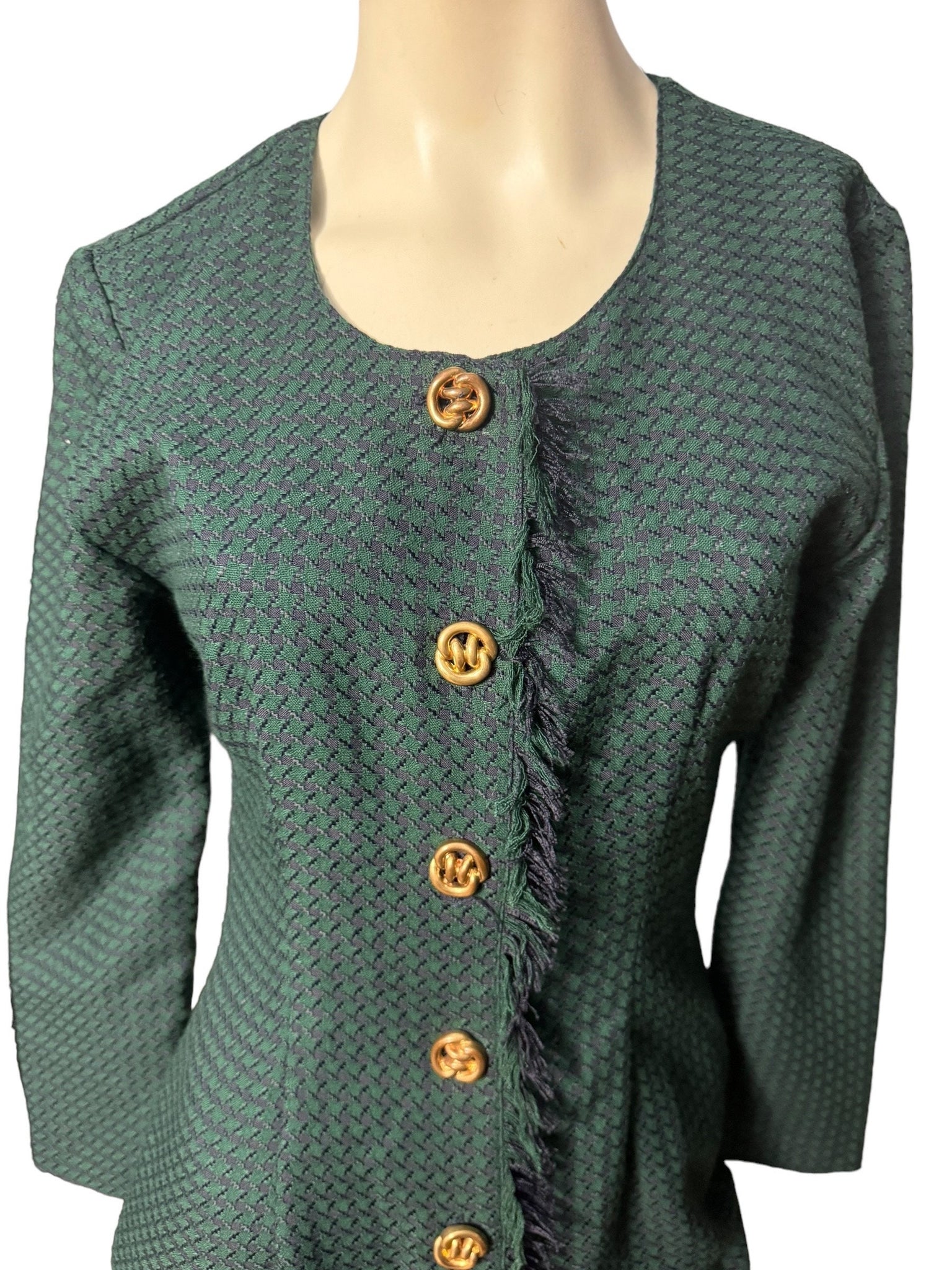 Vintage 80's mini woven dress 3 La Belle