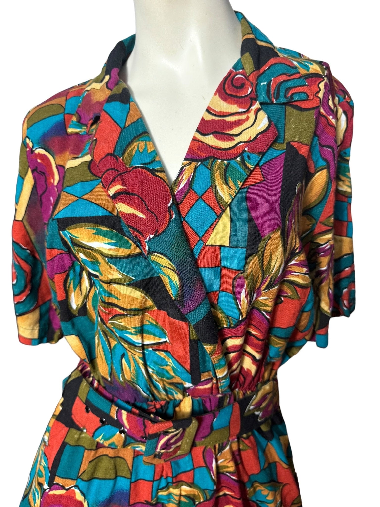 Vintage 80's mod Cabrais dress 10 M