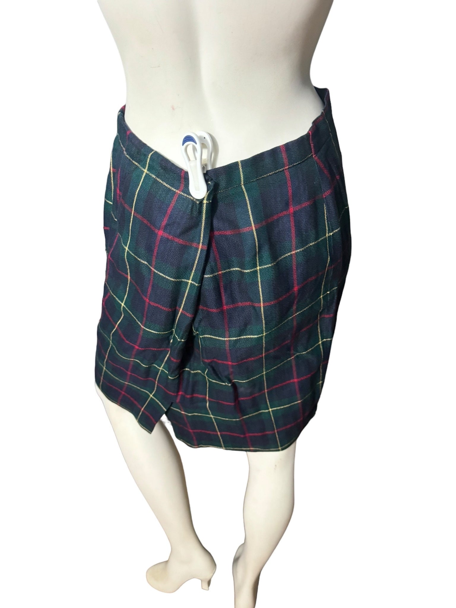 Vintage plaid 80's suit 14 L Dani Max
