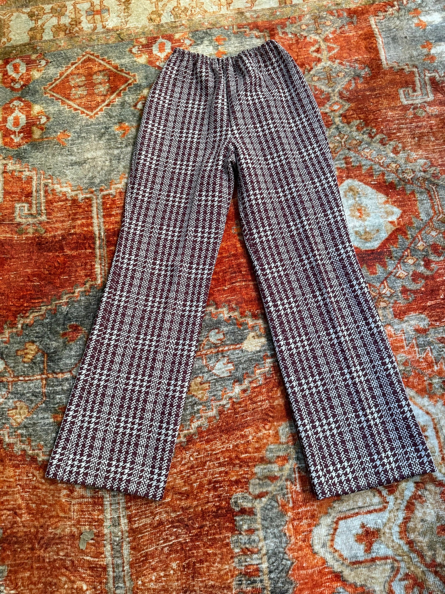 Vintage 70's plaid pants 26 x29