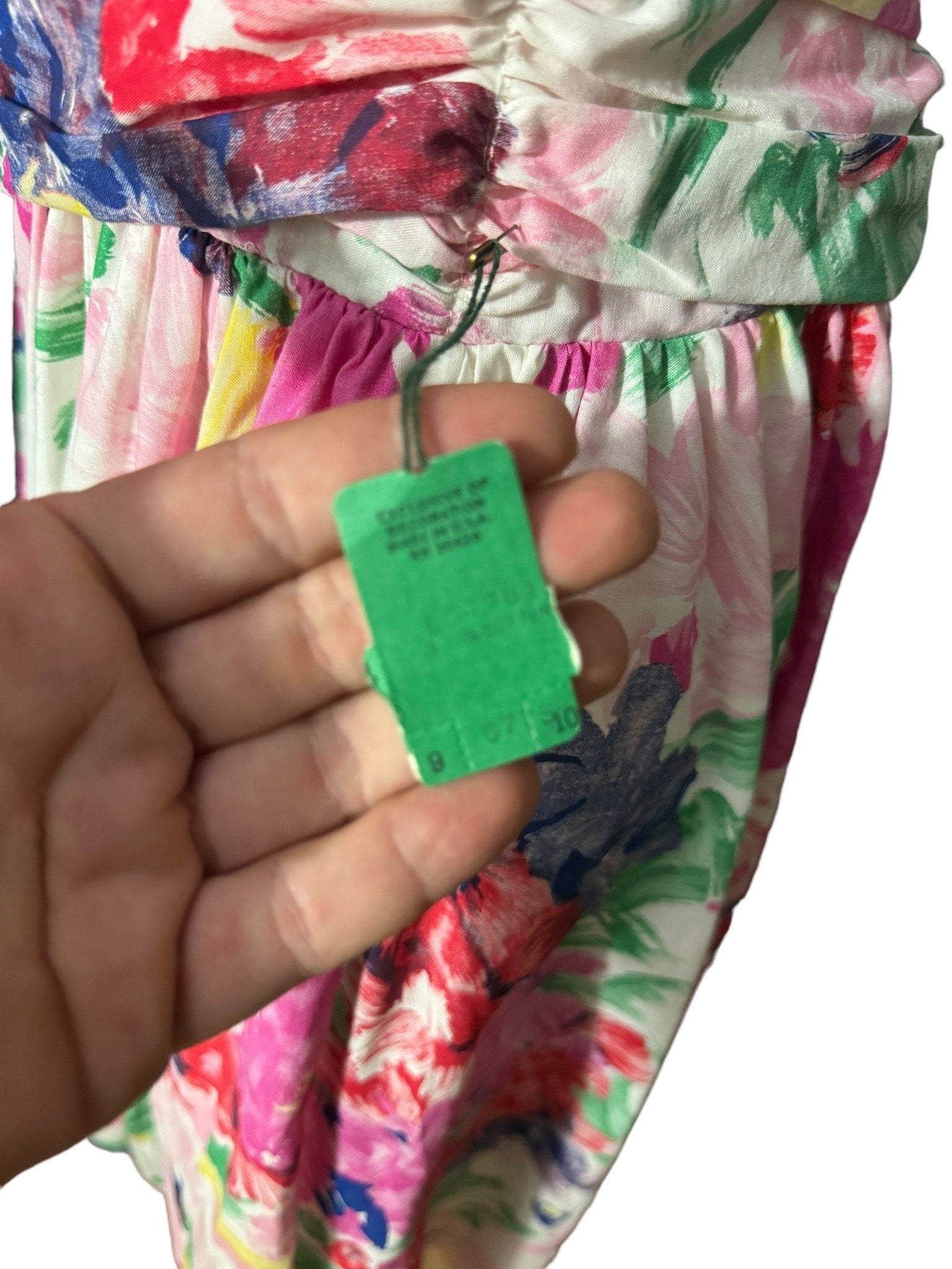 Vintage 80's dead stock party dress M