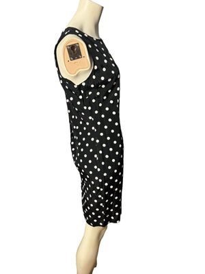 Vintage 80's black polka dot dress 13 By Choice