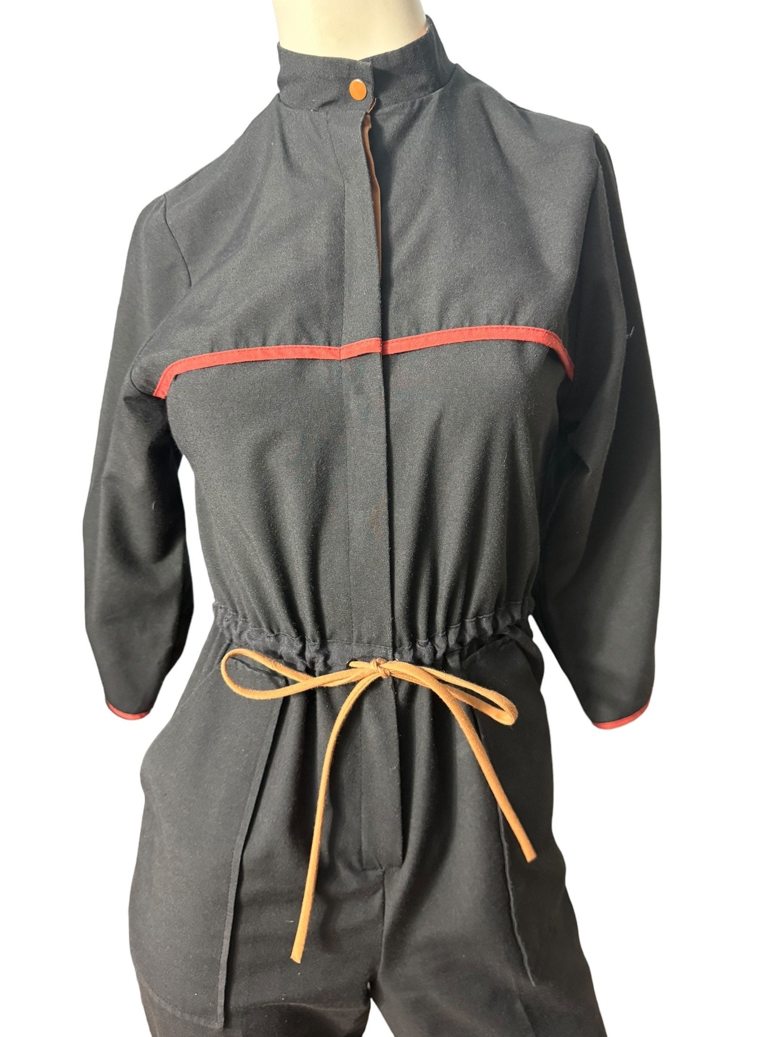 Vintage 80's black jumpsuit S Pance