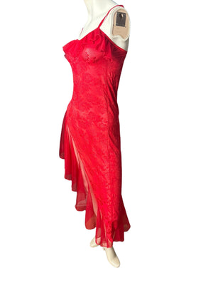 Vintage 90's red nightgown Electric M