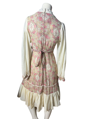 Vintage 70's prairie dress M Wendy